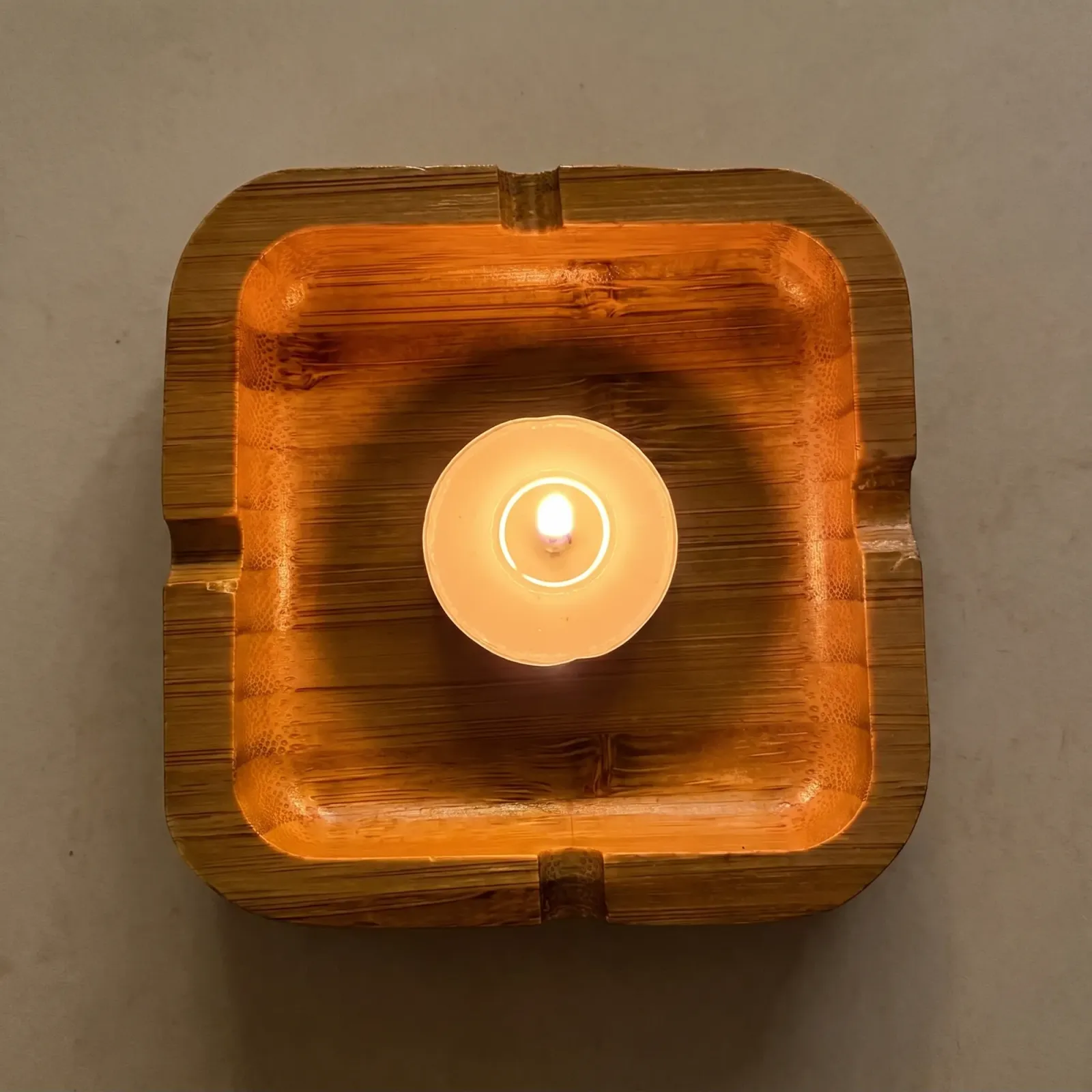 A candle plate
