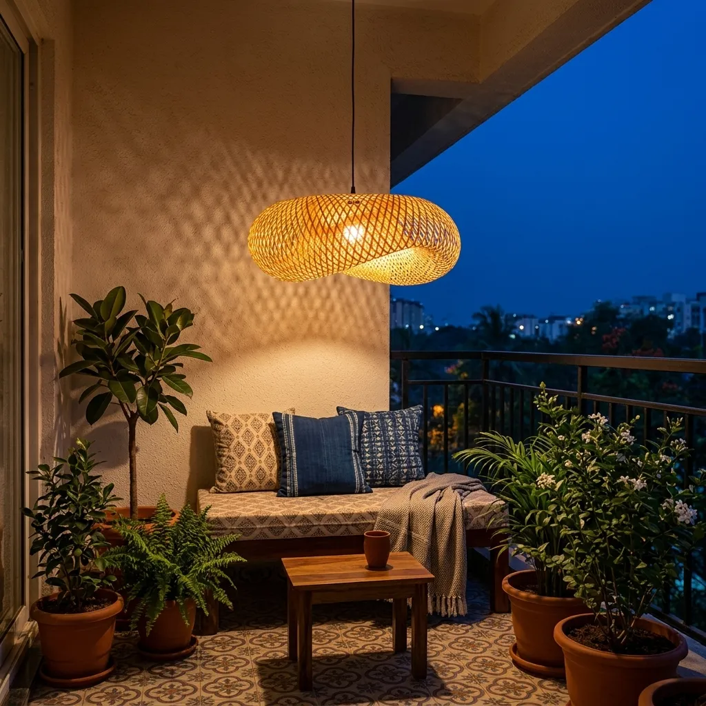 An evening on the balcony