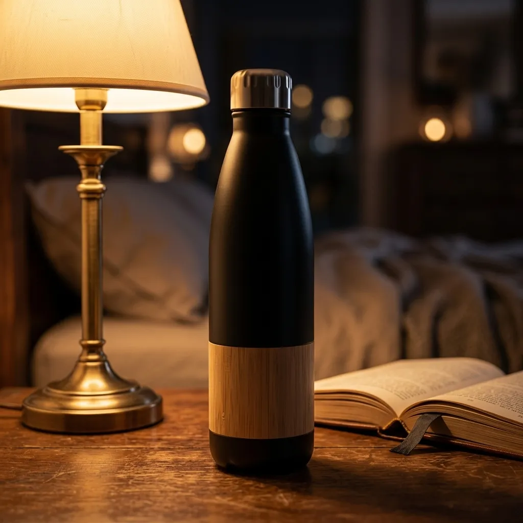 On the bedside table