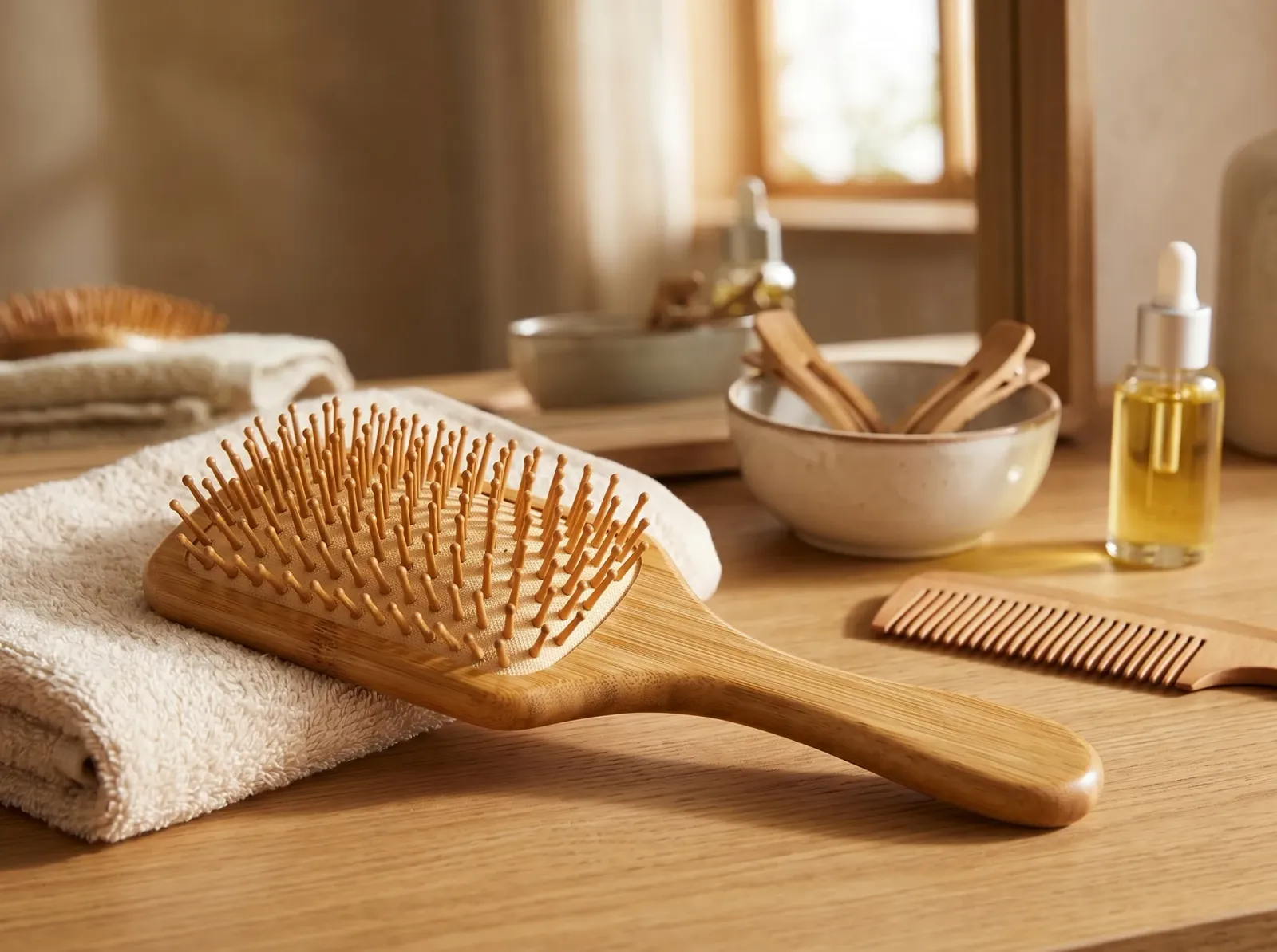 Smooth blow-dry styling