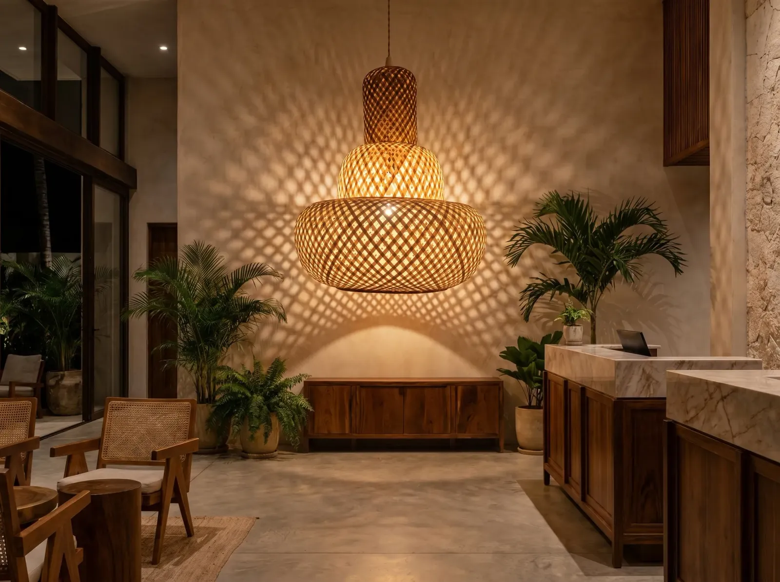 Restaurants & hotel lobbies