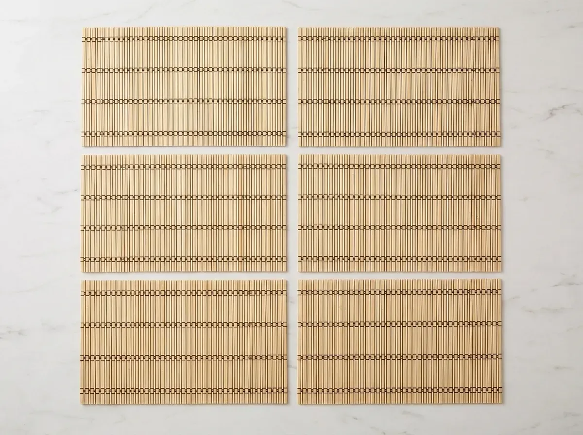 Six mats. One table. Endless meals.