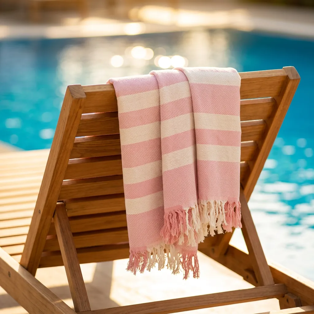 Over the pool lounger