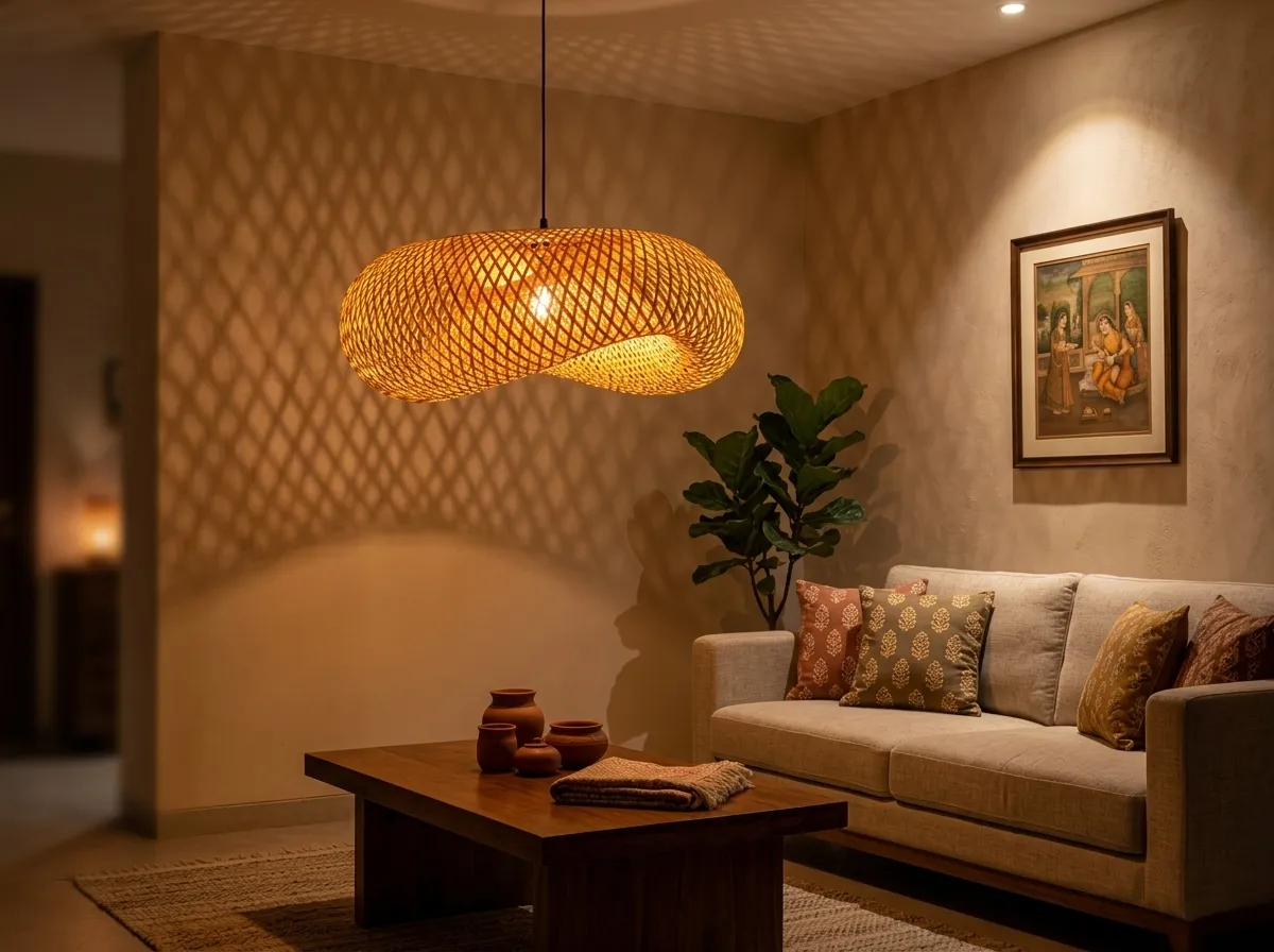 The room's warm centre