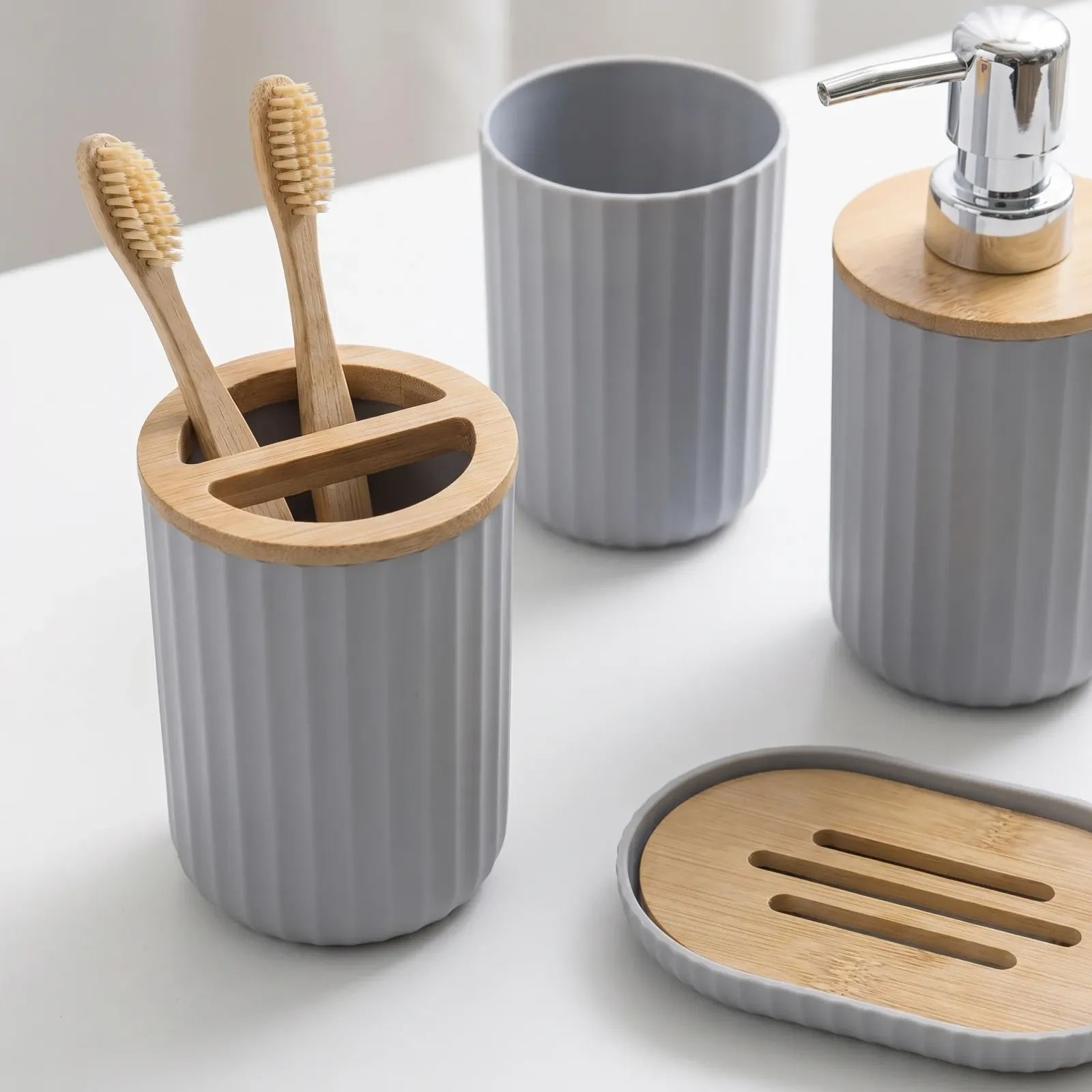 The toothbrush holder