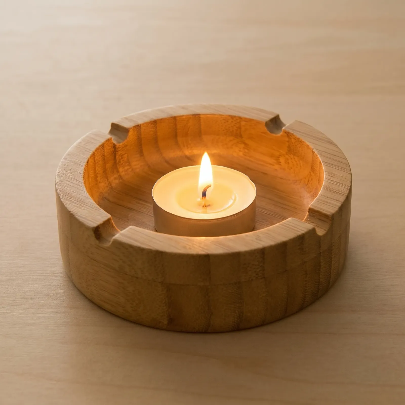 A candle plate