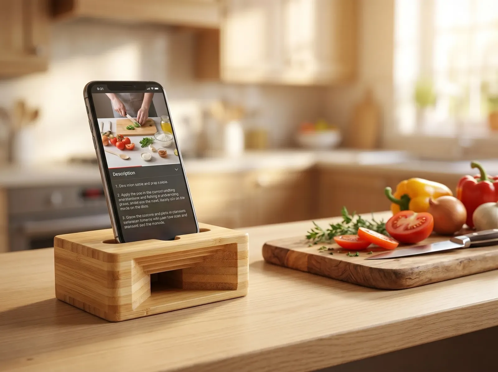 Recipes & podcasts while you cook