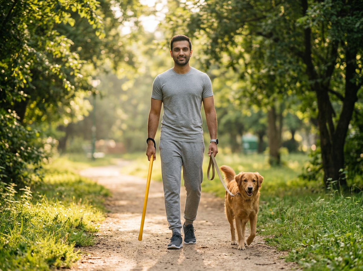The dog walk