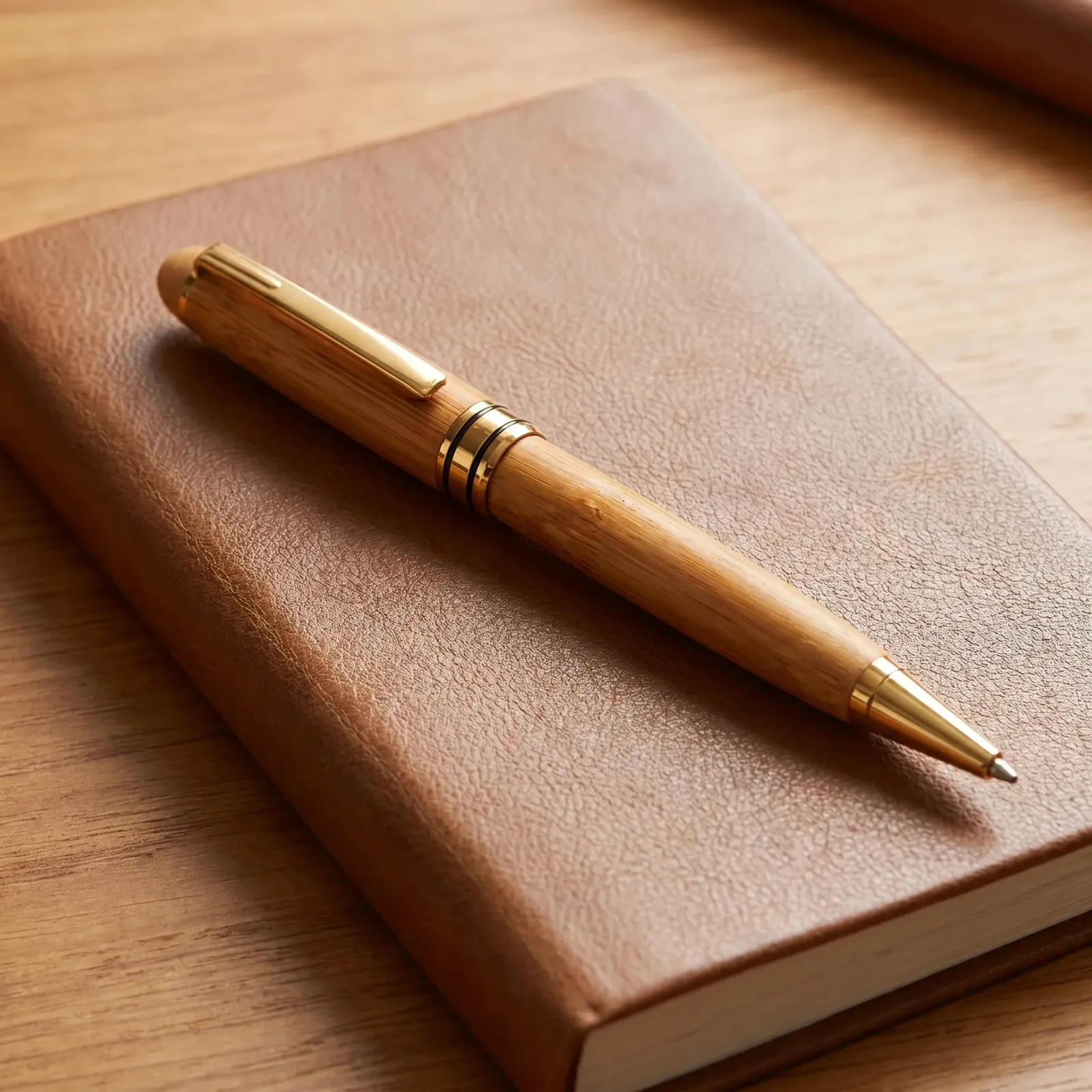 On the desk