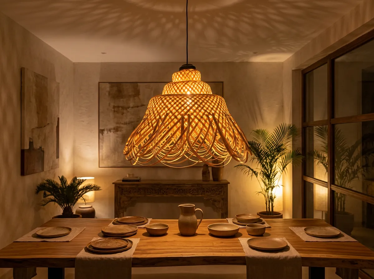 The dining-table glow