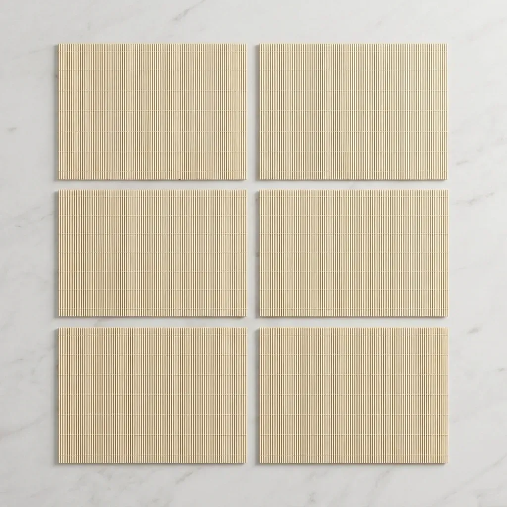 Six mats. One table. Endless meals.