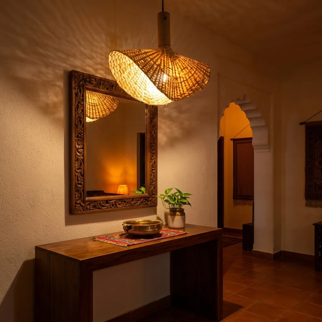 Above the entryway console